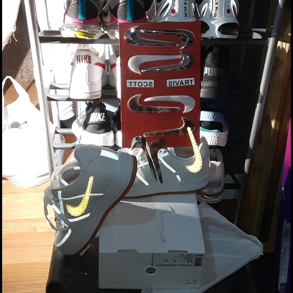 Travis Scott air force 1 With interchangeable swop